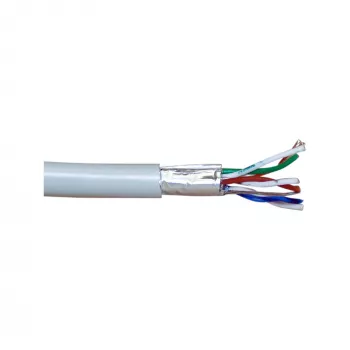 InLine komutācijas kabelis F/UTP Cat.5e AWG26 CCA PVC pelēks 100m