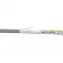 InLine komutācijas kabelis SF/UTP Cat.5e AWG26 CCA PVC pelēks 100m