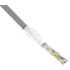 InLine komutācijas kabelis SF/UTP Cat.5e AWG26 CCA PVC pelēks 100m