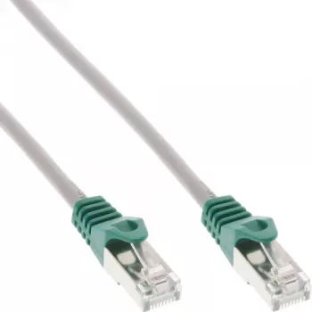 InLine CrossOver ielāpu vads datoram pie datora SF/UTP Cat.5e pelēks 1 m