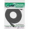 InLine HDMI plakanais kabelis, ātrdarbīgs kabelis ar Ethernet, apzeltīti kontakti, melns, 10m