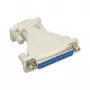 InLine Serial AT-Adapter 25 kontaktu ligzda / 9 kontaktu Sub-D spraudnis