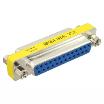 InLine Mini savienotāju adapteris 25 kontaktu Sub-D kontaktligzda / kontaktligzda
