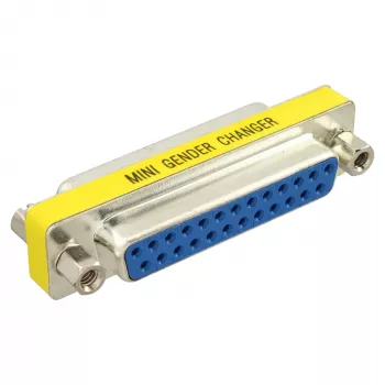 InLine Mini savienotāju adapteris 25 kontaktu Sub-D kontaktligzda / kontaktligzda