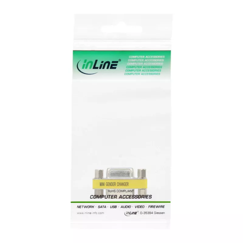 InLine Adapter DB15 HD VGA S-VGA sievišķais sievišķais 37724