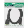 InLine DVI-D kabelis, Premium, 24+1 M/M, Dual Link, zelta pārklājums, 3m