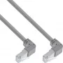 Tīkla kabelis InLine® S-76602U-1.75 leņķa savienotājs Cat.6 1.75m pelēks
