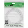 InLine līdzstrāvas pagarinātājkabelis, līdzstrāvas tēviņš/mātīte 3,5x1,35 mm, AWG 18, balts 3 m