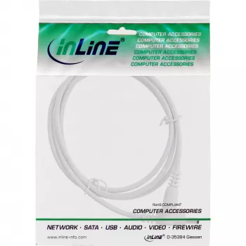 InLine DC pagarinātāja kabelis, DC vīr./sie. 4,0 x 1,7 mm, AWG 18, balts 1 m