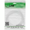 InLine DC pagarinātāja kabelis, DC vīrišķais/sievietes 4.0x1.7mm, AWG 18, balts 5m