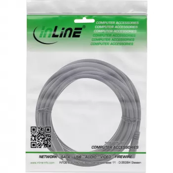 InLine līdzstrāvas pagarinātājkabelis, līdzstrāvas vīrišķais/sieviešu 3,5x1,35 mm, AWG 18, melns 5 m