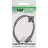 InLine līdzstrāvas pagarinātāja vads, līdzstrāva tēvs/māte 3.5x1.35mm, AWG 18, melns 1m