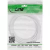 InLine līdzstrāvas pagarinātājkabelis, līdzstrāvas spraudnis/ligzda 5,5x2,5mm, AWG 18, balts, 3m