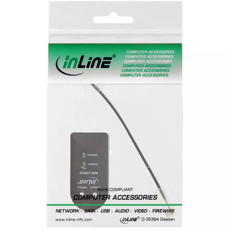 InLine PoE / PoE+ testeris InLine 79999I