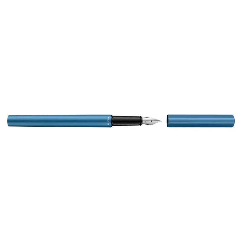 Pildspalva Pelikan 823609 Ar kārtridžu Pildīšanas sistēmu Zila benzīna krāsa