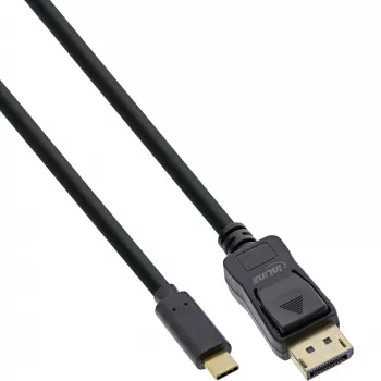 InLine USB Display kabelis, USB-C vīr. uz DisplayPort vīr., 5m