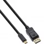 InLine USB Display kabelis, USB-C vīr. uz DisplayPort vīr., 5m