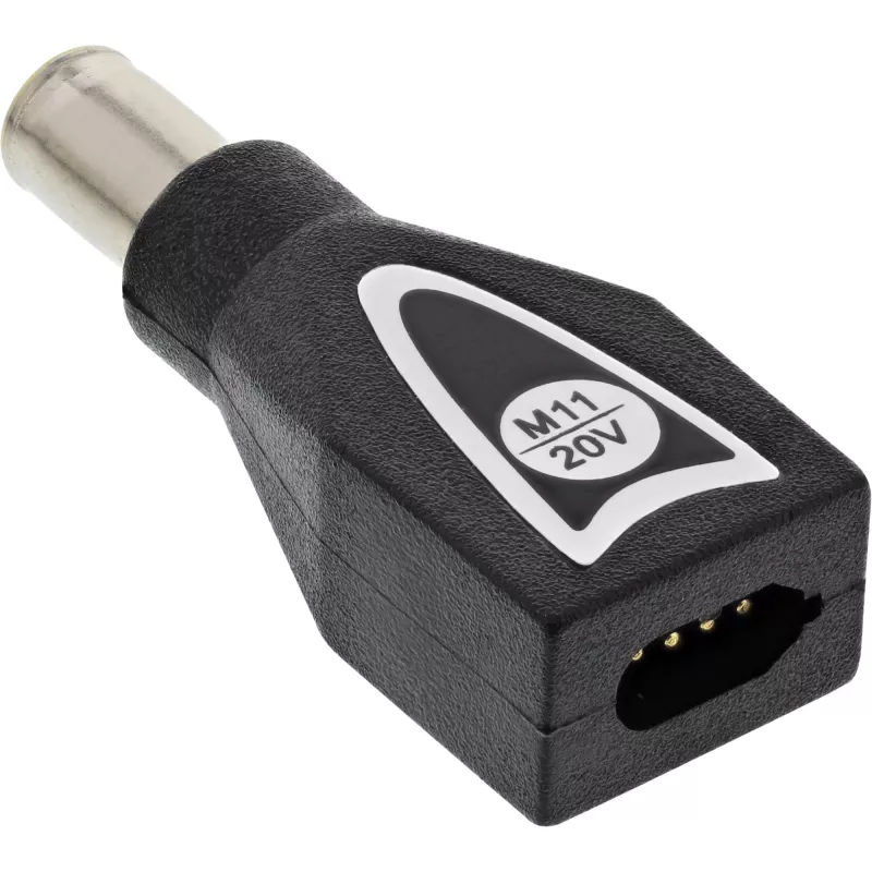 InLine Switch Plug M11 (20 V) universālajam barošanas blokam 90 W / 120 W, melns