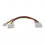 InLine iekšējais strāvas Y-kabelis 1x 5,25 collu Molex / 1x 5,25 collu Molex + 1x 3,5 collu Floppy