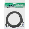 InLine komutācijas kabelis, Cat.6A, S/FTP, TPE elastīgs, melns, 3 m