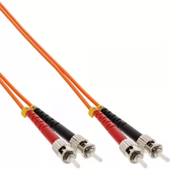 InLine optiskās šķiedras dupleksais kabelis ST/ST 50/125µm OM2 3m