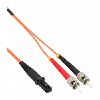 InLine optiskās šķiedras dupleksais kabelis MTRJ/ST 50/125µm OM2 2 m