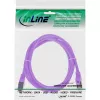 InLine ielāpu vads SF/UTP Cat.5e violets 3 m