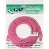 InLine komutācijas kabelis S/FTP PiMF Cat.6 250MHz PVC varš rozā 10m