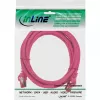 InLine ielāpu vads S/FTP PiMF Cat.6 250MHz PVC varš rozā 5m