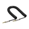 InLine plāns Audio spirālveida kabelis 3,5 mm vīr. / vīr. 4 kontaktu stereo 2 m