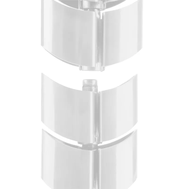 Kabeļu kanāls, InLine 59997C elastīgs vertikāls galda kanāls, 2 kameru, 0,80 m, balts