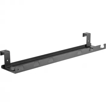Kabeļu vadotne/plaukts zem galda montāžai InLine 131×590×74 mm, melna