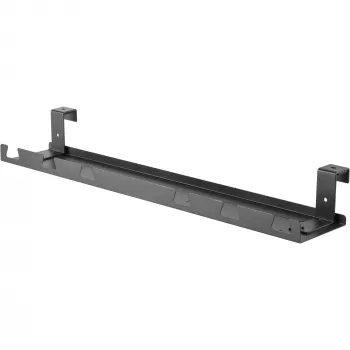 Kabeļu vadotne/plaukts zem galda montāžai InLine 131×590×74 mm, melna