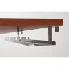 Kabeļu vadotnes plaukts montāžai zem galda InLine 131×590×74 mm pelēks