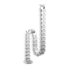 Kabeļu kanāls InLine augstumā regulējamiem galdiem, 4 kameru, pelēks, 68×36×42 mm