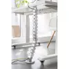 Kabeļu kanāls InLine augstumā regulējamiem galdiem, 4 kameru, pelēks, 68×36×42 mm