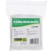InLine kabeļu apvalks, auduma caurule ar āķa un cilpas stiprinājumu, 1 m x 25 mm balta