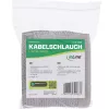 InLine kabeļu apvalks, auduma uzmava ar āķa-cilpas stiprinājumu, 1m x 25mm pelēka
