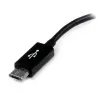 StarTech.com 5in Micro USB to USB OTG Host Adapter M/F, 0,127 m, Micro-USB B, USB A, USB 2.0, 0,48 Gbit/s, melna