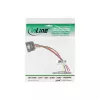 InLine SATA strāvas adaptera kabelis 4pin Molex / 15pin SATA ar fiksatoru, 0,30 m
