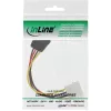 InLine SATA strāvas kabelis 1x 5,25 collas / SATA 0,30 m