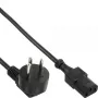 Power kabelis InLine 16652H Israel Type H 3pin IEC C13 Male 1.8m