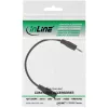 InLine Audio adaptera kabelis 4 kontaktu 2,5 mm spraudnis / 4 kontaktu 3,5 mm ligzda 3 m