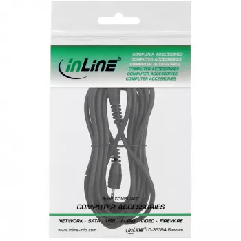 InLine Audio kabelis 2,5 mm stereo, vīr. / vīr., 2 m