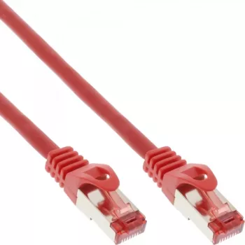 InLine komutācijas kabelis S/FTP PiMF Cat.6 250MHz PVC varš sarkans 1.5m