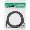 InLine komutācijas kabelis S/FTP PiMF Cat.6 250MHz PVC varš melns 1,5 m