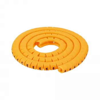 Kabeļu marķēšanas uzmavas InLine 2–3 mm, ciparu 0–9, 1000 gab., dzeltenas