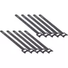 InLine kabeļsaišu siksnas ar āķa-cilpas stiprinājumu 180x12mm 10 gab. melns