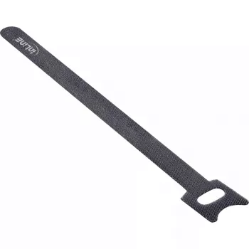 InLine kabeļsaišu siksnas ar āķa-cilpas stiprinājumu 180x12mm 10 gab. melns