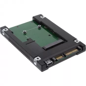 InLine Drive Adapter 2.5 inch SATA to mSATA SSD 76620B Melns